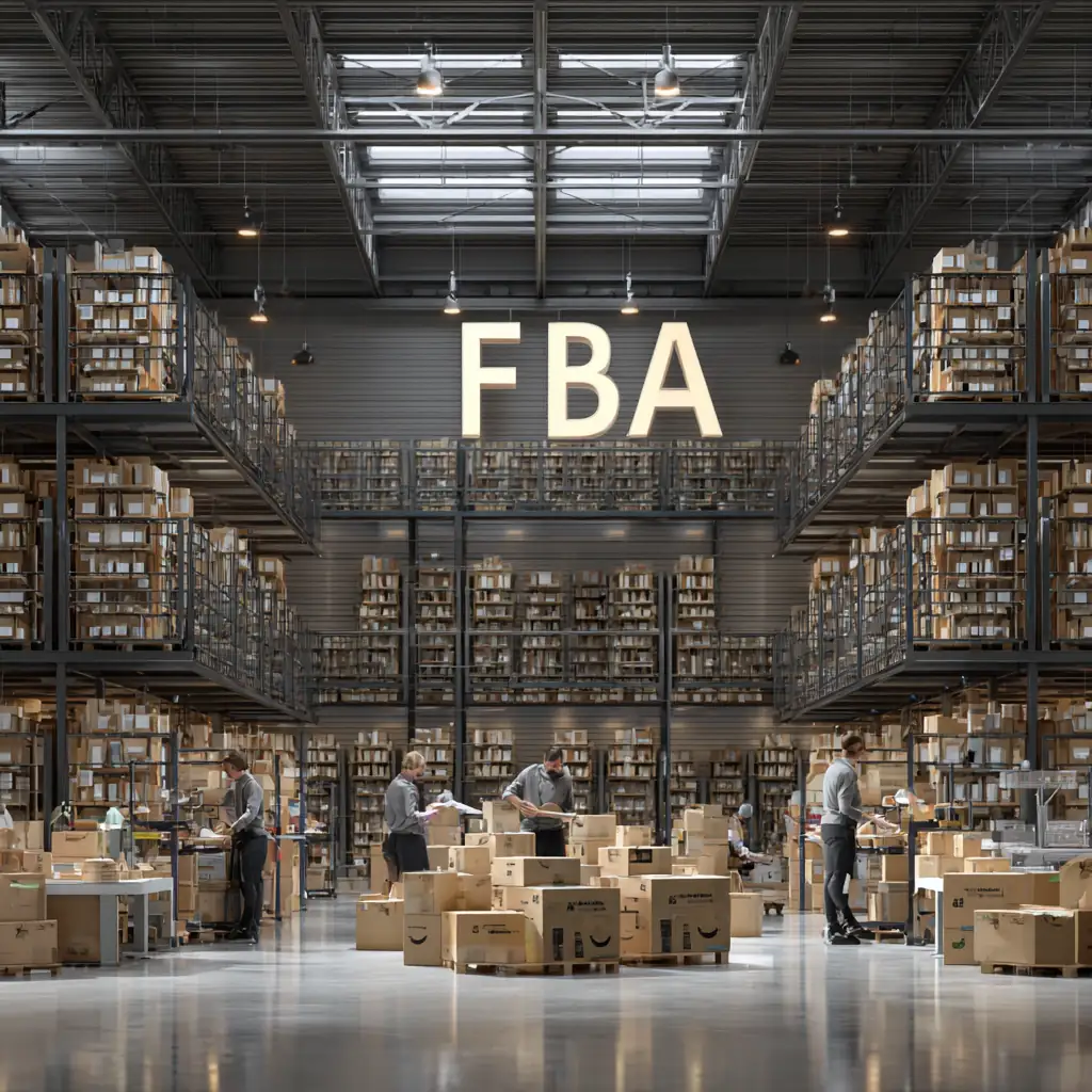 entrepôt FBA Amazon logistique