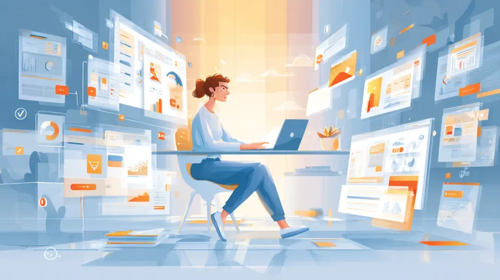 Consultant e-commerce optimisant une stratégie SEO et SXO pour améliorer la conversion des visiteurs en clients.